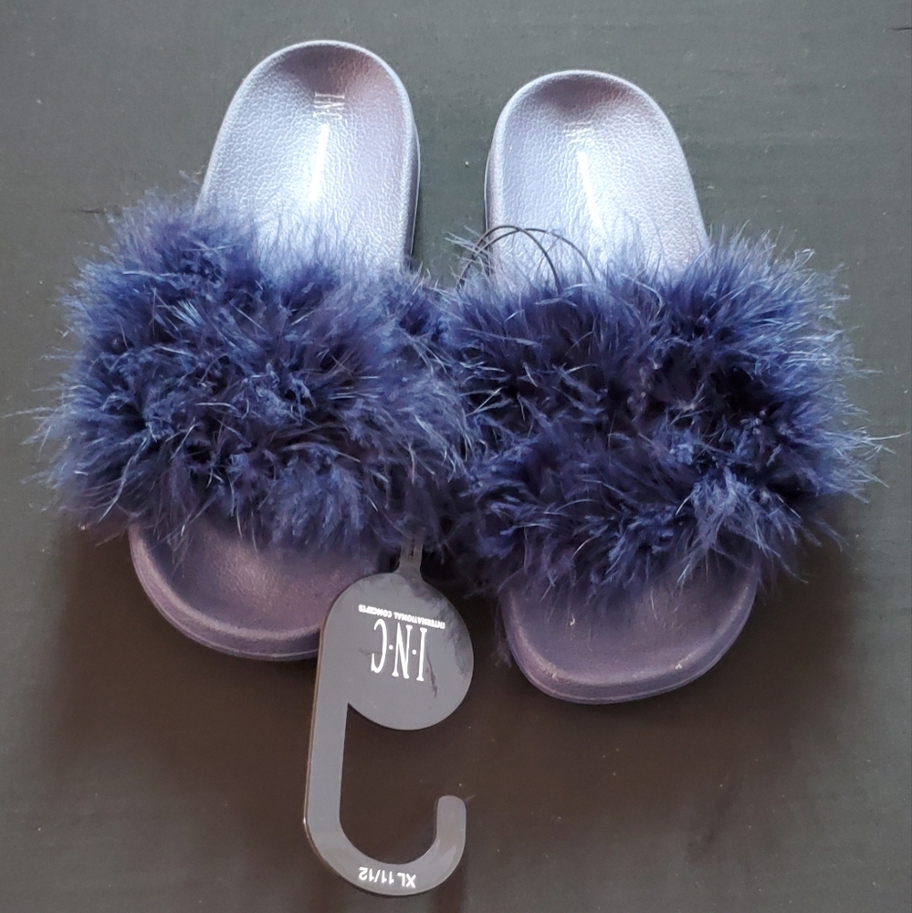 I.N.C Women's Blue Slippers.